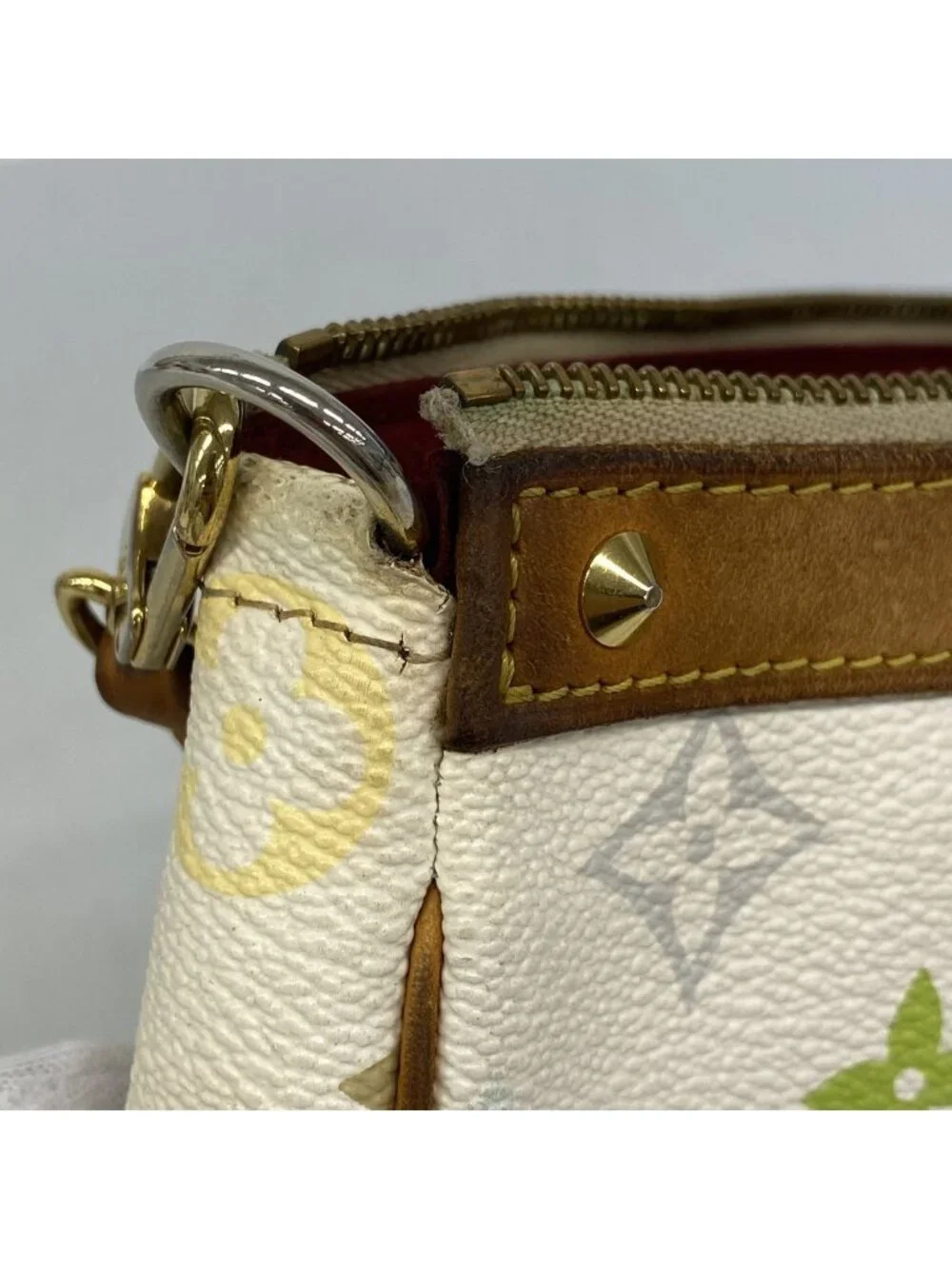 Louis Vuitton Pouch Monogram Multicolor Pochette Accessoires Blanc